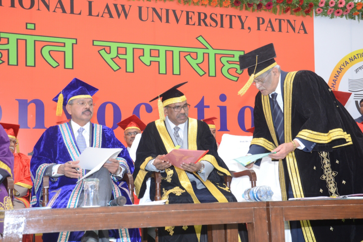 Chanakya National Law University, Patna Convocation ceremony at Chanakya National Law University Patna