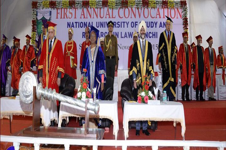 National University of Study and Research in Law, Ranchi Convocation Ceremony at National University of Study and Research in Law Ranchi