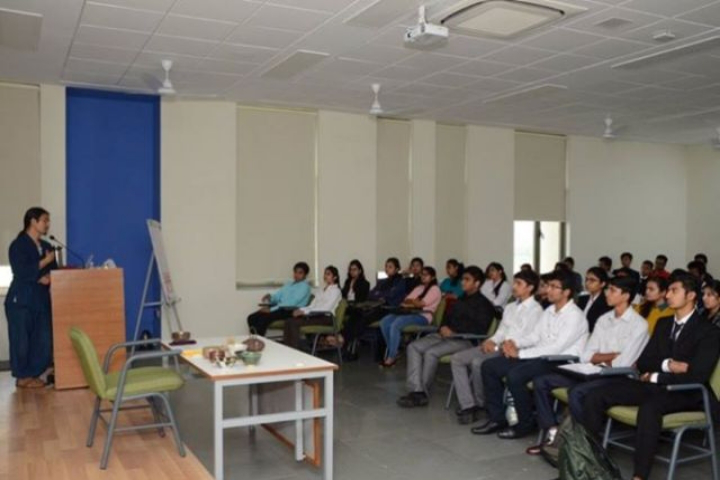 Auro University, Surat Classroom view of Auro University Surat