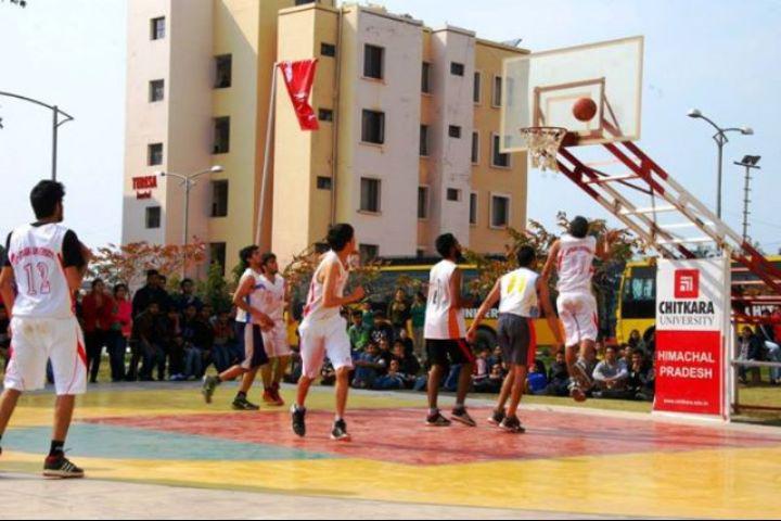Chitkara University, Himachal Pradesh Basket Ball Court at Chitkara University Himachal Pradesh