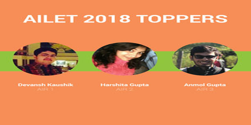 AILET 2018 Toppers