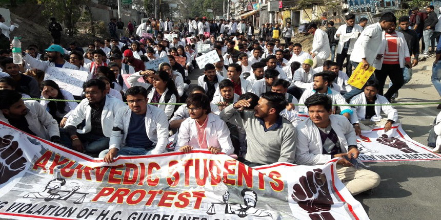 Uttarakhand student protest: Ayurveda university VC hints at withdrawal of affiliation of colleges