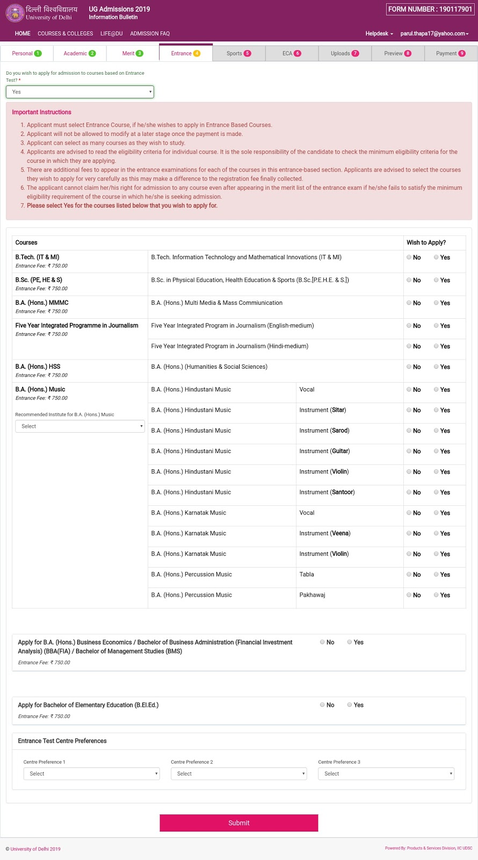 du-application-form-2020-correction-window-apply-here