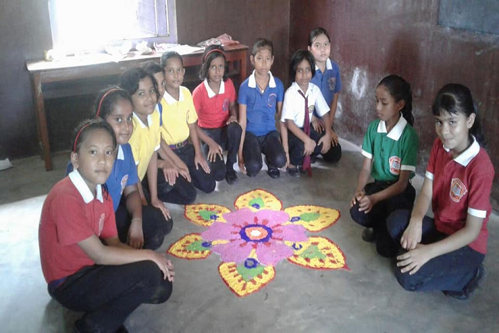 St Xavier s Public School- Rangoli Competition