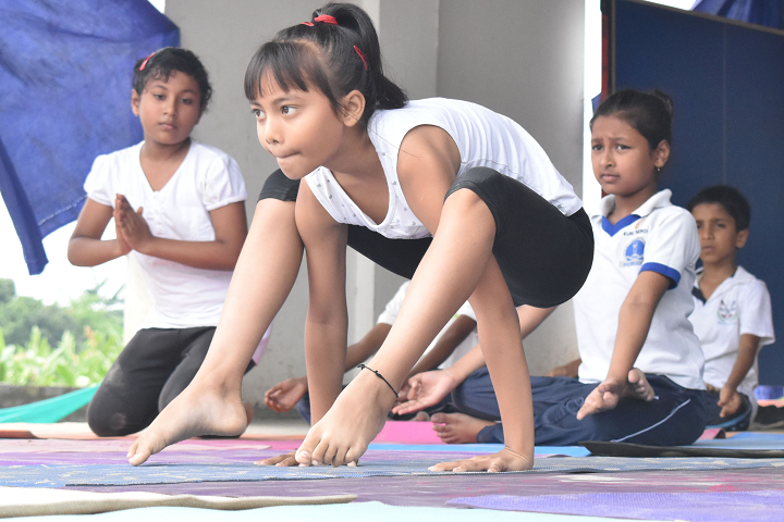 Temple Town Euro School-International Yoga Day