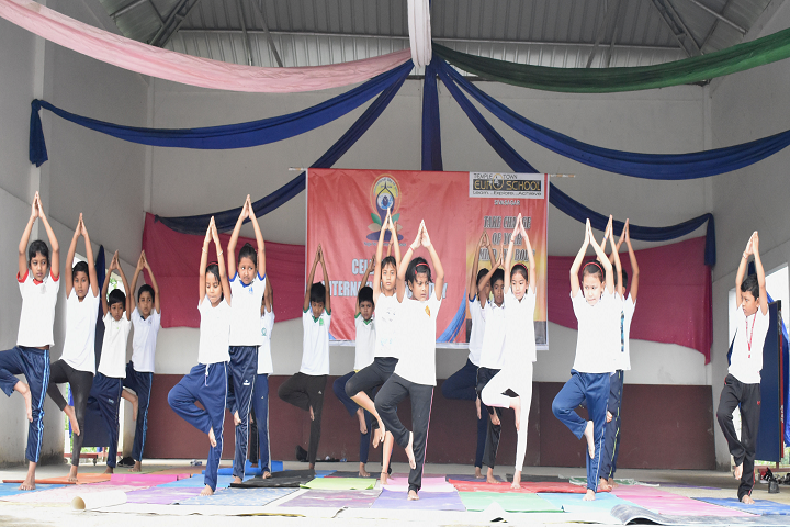 Temple Town Euro School-Yoga Day