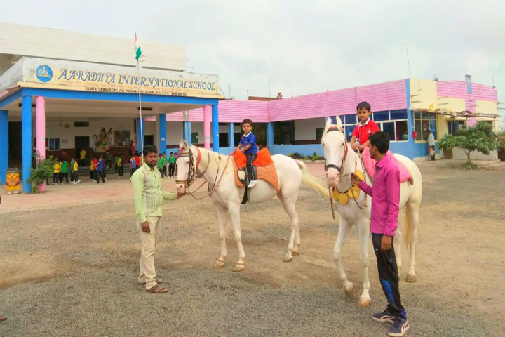 Aaradhya International School-Horse Riding Activity