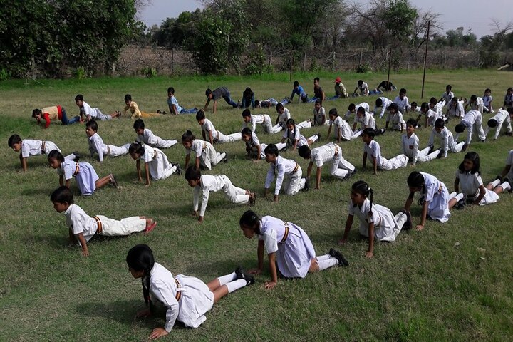 Acharya Shriram Vidyalaya-Yoga Day