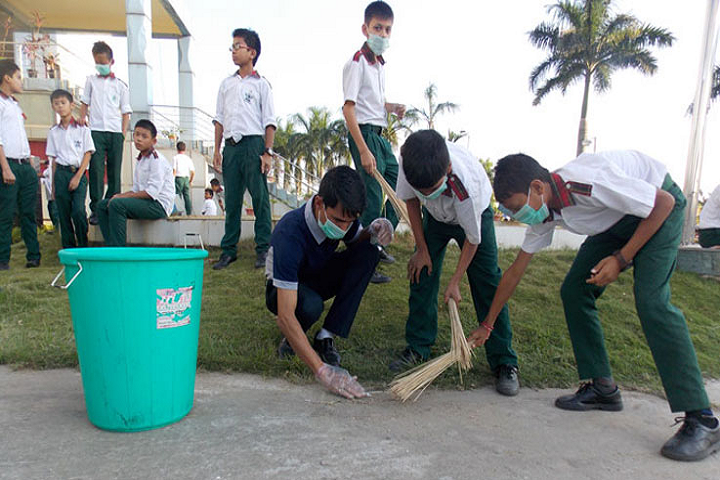 Miles Bronson Residential School- Swachh Bharat Abhiyan