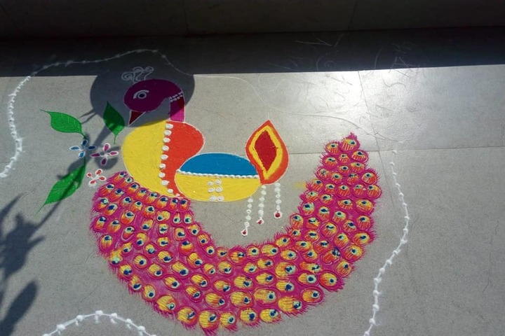 Agarwal International Public School-Rangoli Competition