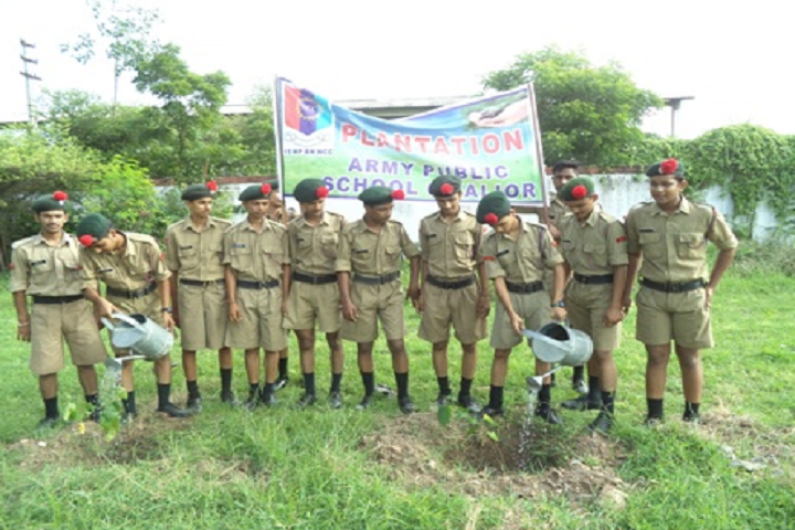 Army Public School Gwalior-Tree Plantation