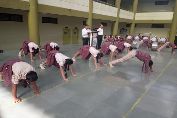 DAV Borl Public School- Yoga Day