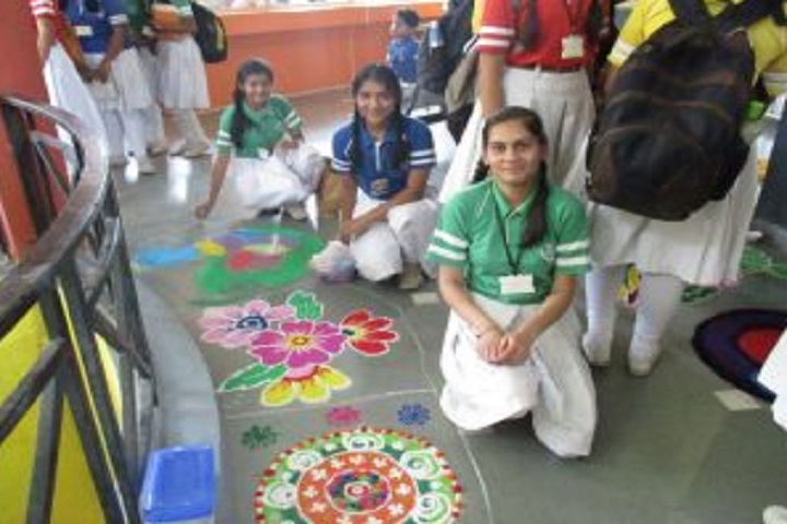 First Step Higher Secondary School-Events rangoli