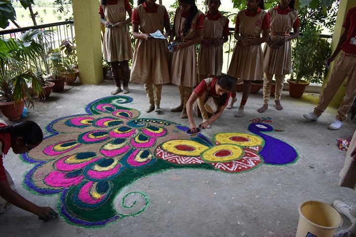Akshar Vidya Griha-Rangoli Competition