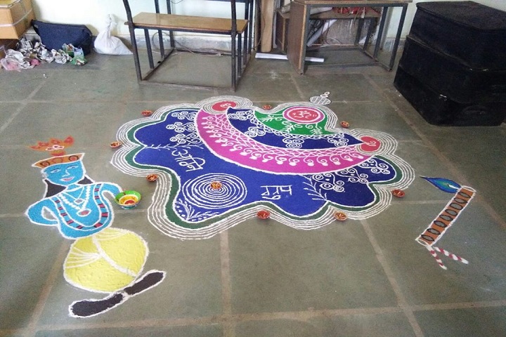 Innovative World School-Rangoli Competition