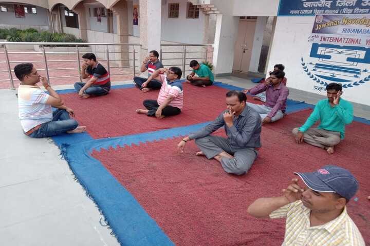 Jawahar Navodaya Vidyalaya-Yoga Day