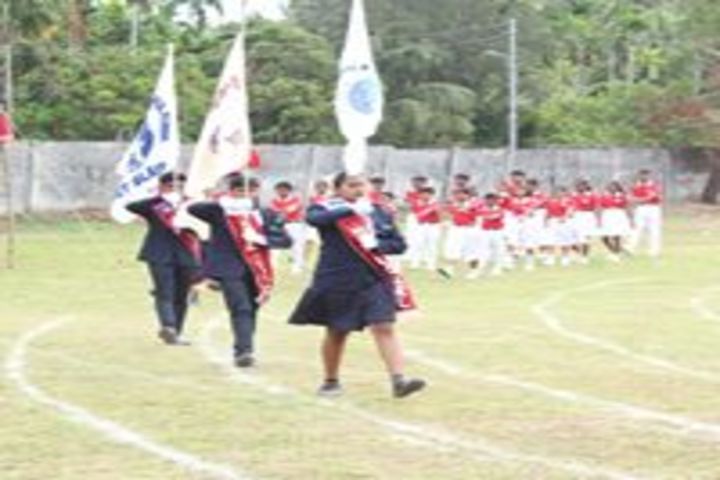Mahatma gandhi international school - march past