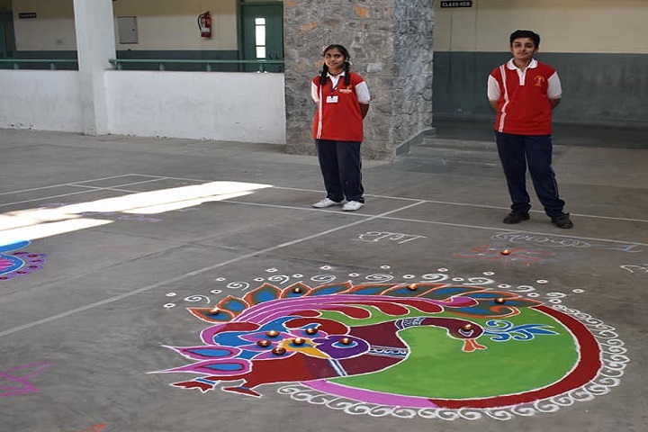 Jay Jyoti School-Rangoli Competitions