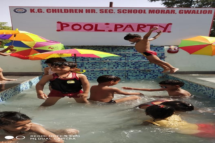 Kg Children School-Pool Party