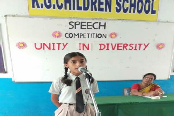 Kg Children School-Speech Competition