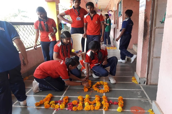 Kolaras Public School-Rangoli
