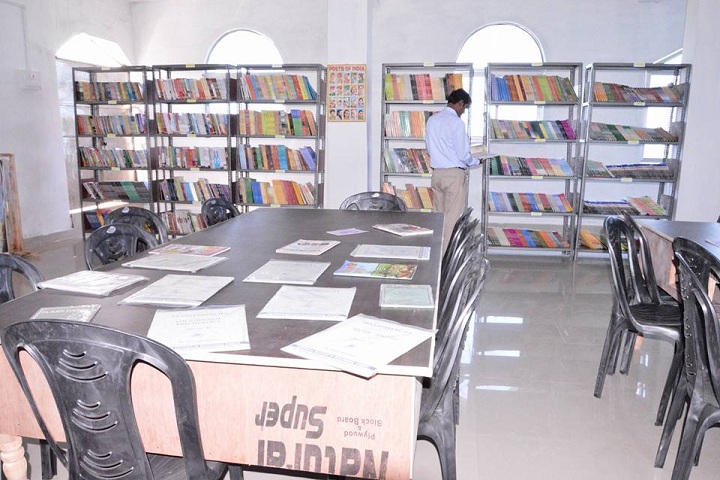B L Indo Anglian Public School-Library with staff