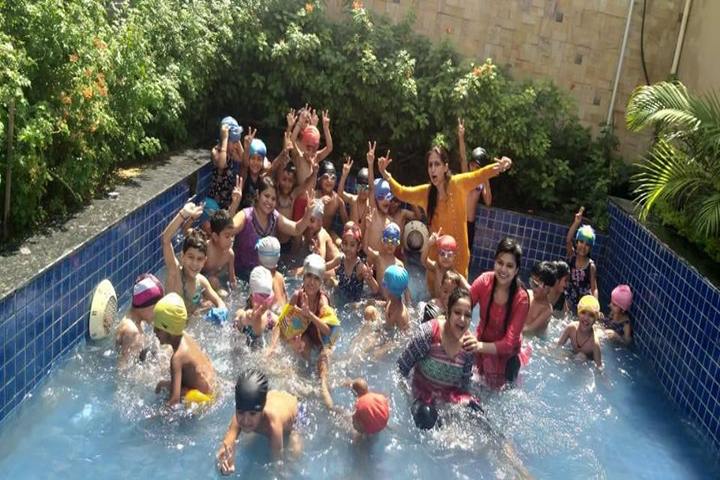 Pragati Vidya Peeth-Pool Party