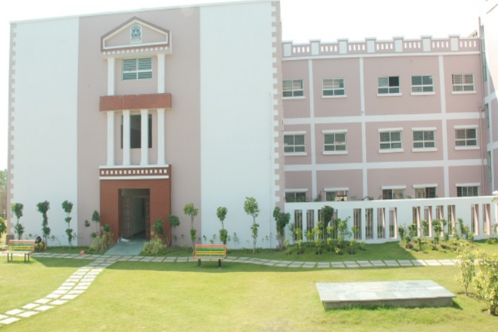 Raj Heights The Global School-Campus View1
