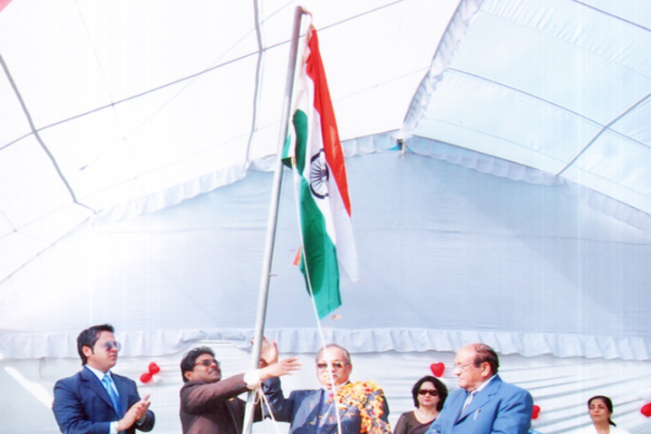Renaissance Divine Public School-Flag Hoisting