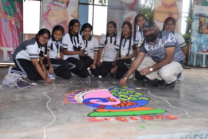 Rose Bowl Public School-Rangoli
