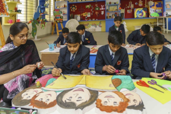 Saket International School-Art work