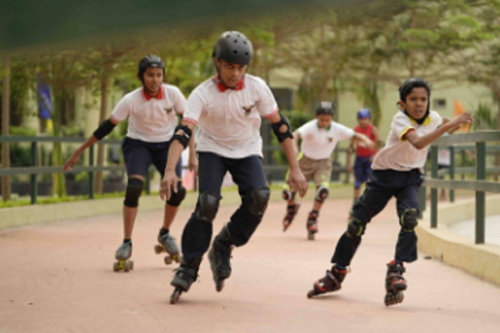 Saket International School-Sports Skating