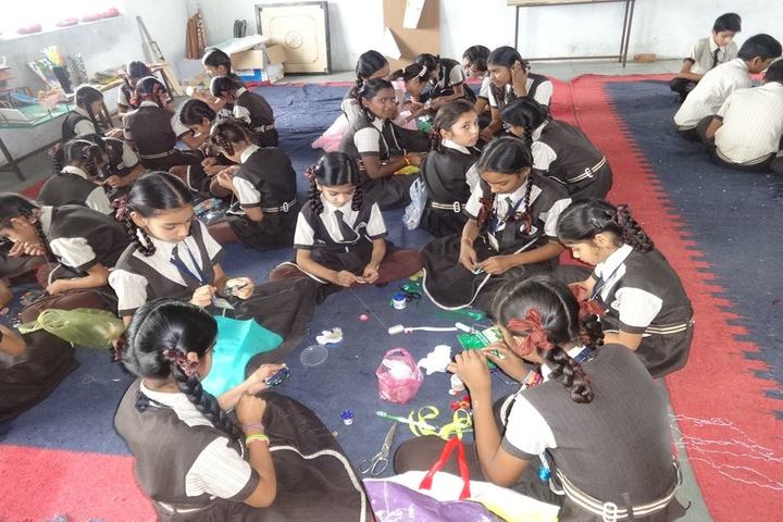 Shashwat International School-Rakhi Making