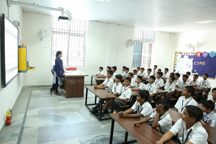Bishop Scott Boys School-Classroom with teacher