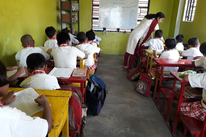 Blue Bells Academy-Classroom with teacher