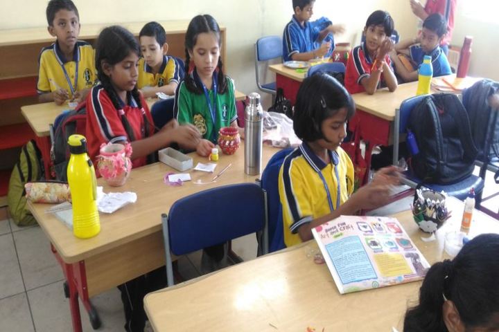 Sri Aurobindo Public School-Pot Decoration