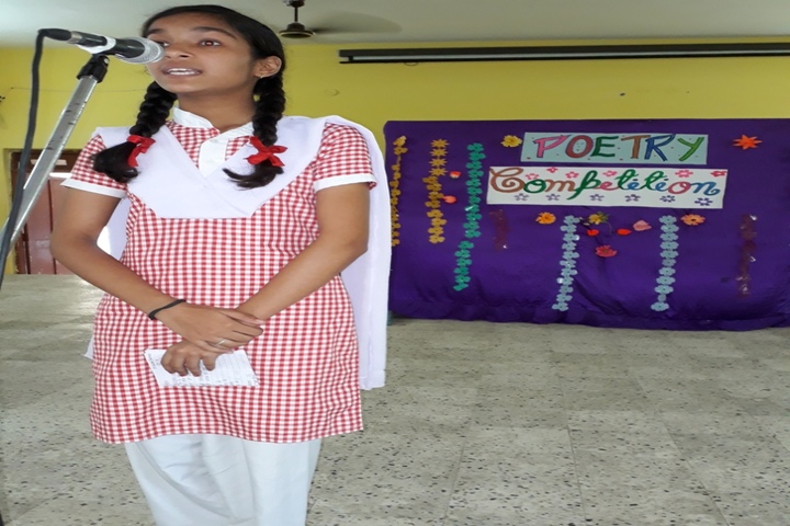 St Annes Higher Secondary School-Poetry Compitition