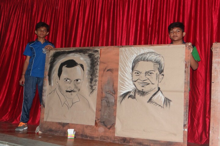 St GabrielS Senior Secondary School-Hand Painting