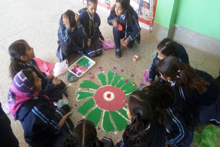 St Marys School-Rangoli Competition