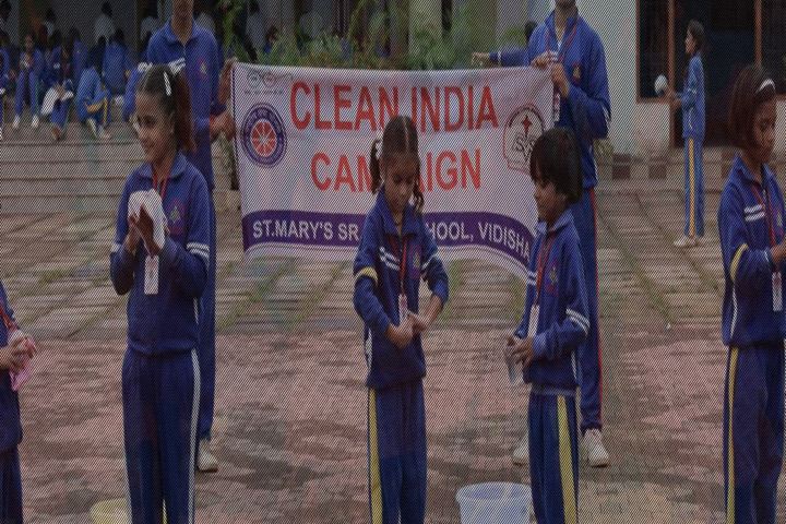 St Marys Higher Secondary School-Cleaning Campaign