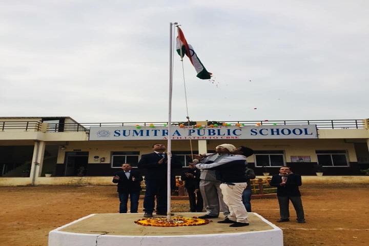 Sumitra Public School-Flag Hosting