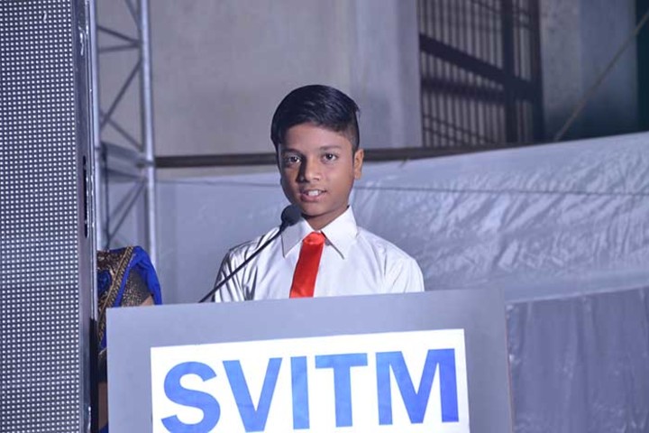 Svitm International School-Student Speech