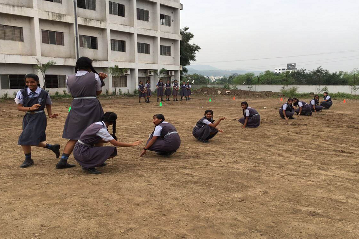 Abhinav English School-Sports kho kho