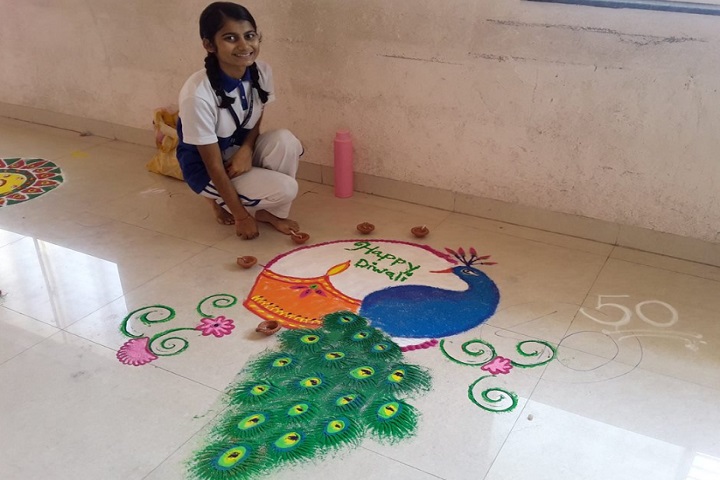 Achievers Heights International School-Rangoli