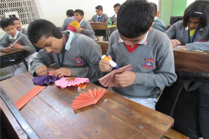 Army Public School-Flower Making Competition