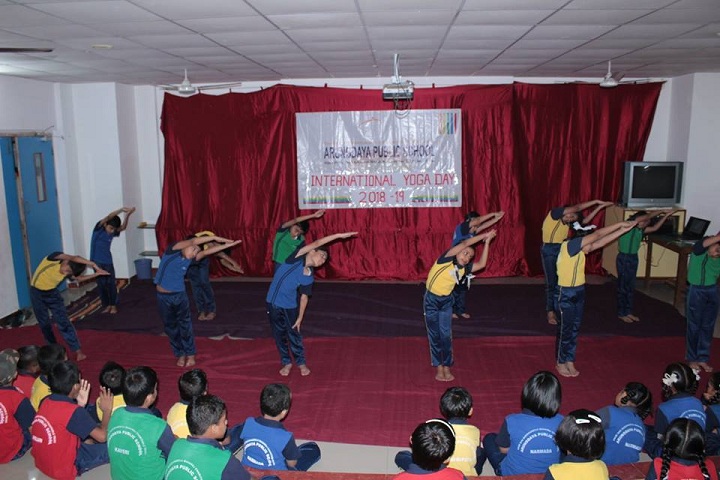 Arunodaya Public SchooL-International Yoga Day