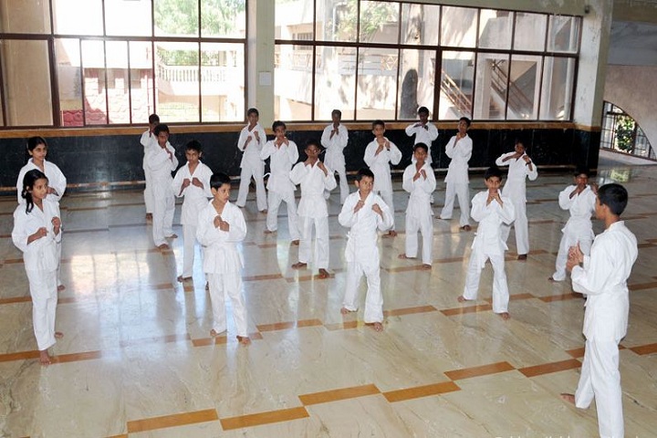Bharati Vidyapeeth GodS Valley International School-Karate Class