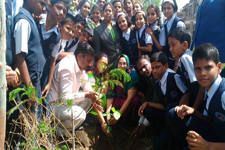 Daulati International English Medium School-Tree Plantation