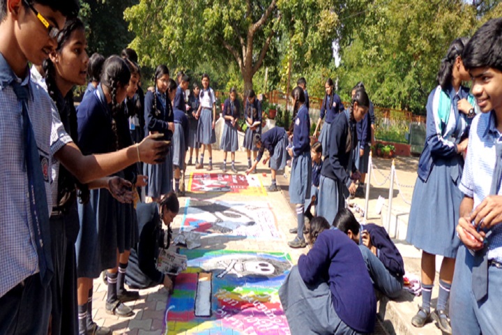 Dilsagram Convent English Medium School-Rangoli Competition