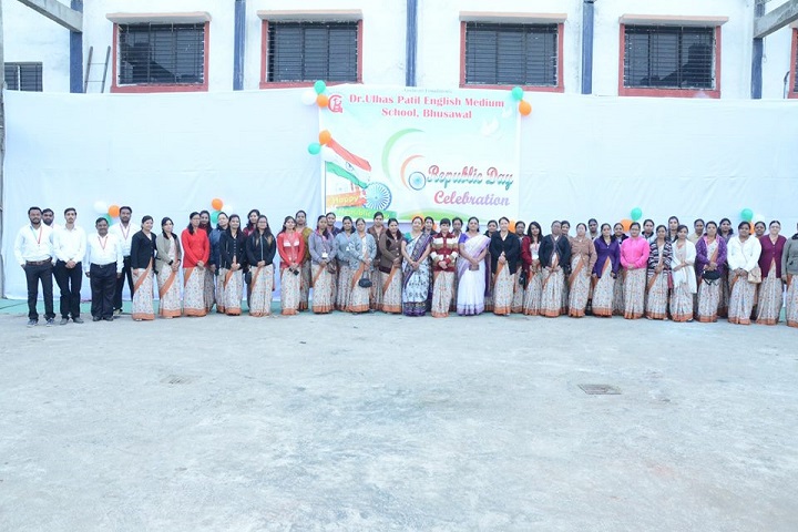 Dr Ulhas Patil English Medium School-Republic Day Celebrations